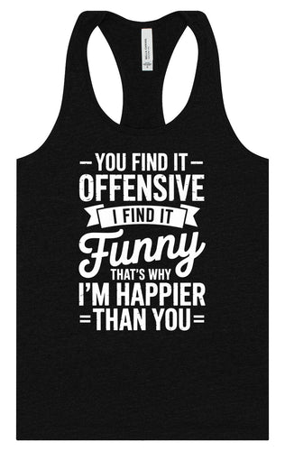 You Find It Offensive Women's Racerback Tank