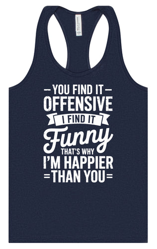 You Find It Offensive Women's Racerback Tank