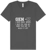 Gen X Walk it Off Unisex V-Neck Shirt