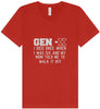 Gen X Walk it Off Unisex V-Neck Shirt