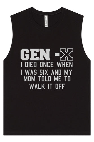 Gen X Walk it Off Muscle Tank
