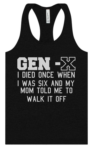 Gen X Walk it Off Women's Racerback Tank