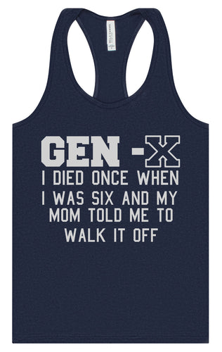 Gen X Walk it Off Women's Racerback Tank