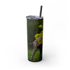 Skinny Tumbler with Straw – 20 oz Stainless Steel Cup
