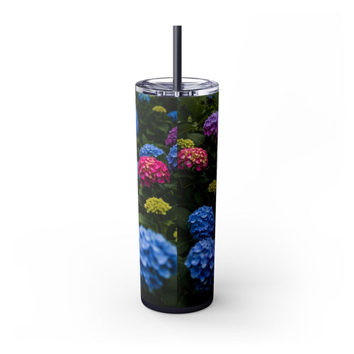 Skinny Tumbler with Straw – 20 oz Stainless Steel Cup