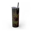 Skinny Tumbler with Straw – 20 oz Stainless Steel Cup