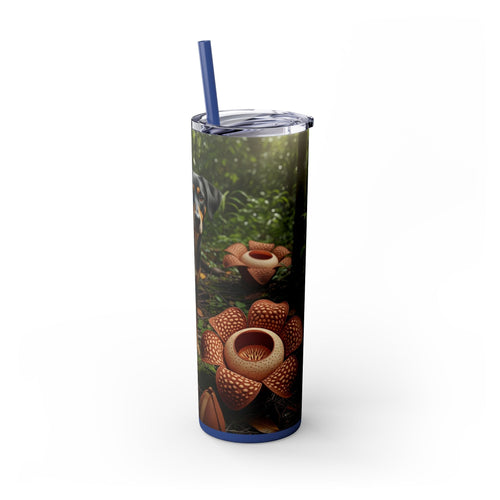 Skinny Tumbler with Straw – 20 oz Stainless Steel Cup