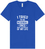 Tried to Be Normal Unisex V-Neck Shirt