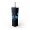 Skinny Tumbler with Straw – 20 oz Stainless Steel Cup
