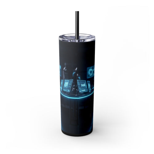 Skinny Tumbler with Straw – 20 oz Stainless Steel Cup