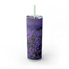 Skinny Tumbler with Straw – 20 oz Stainless Steel Cup