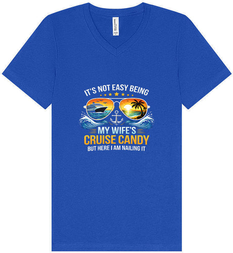 Wife's Cruise Candy Unisex V-Neck Shirt