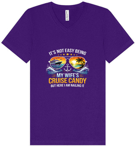 Wife's Cruise Candy Unisex V-Neck Shirt