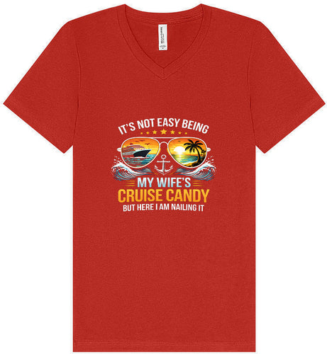 Wife's Cruise Candy Unisex V-Neck Shirt