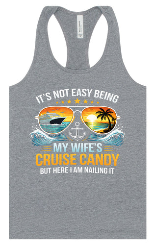 Wife's Cruise Candy Women's Racerback Tank