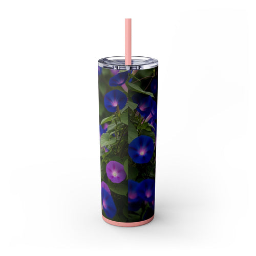 Skinny Tumbler with Straw – 20 oz Stainless Steel Cup