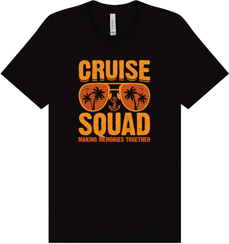 Cruise Squad Making Memories Adult Bella Canvas Shirt