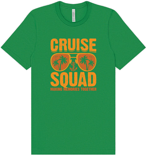 Cruise Squad Making Memories Adult Bella Canvas Shirt