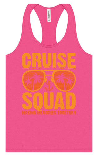 Cruise Squad Making Memories Women's Racerback Tank