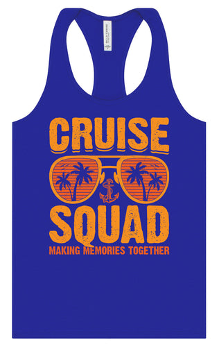 Cruise Squad Making Memories Women's Racerback Tank