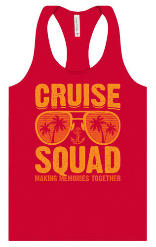 Cruise Squad Making Memories Women's Racerback Tank