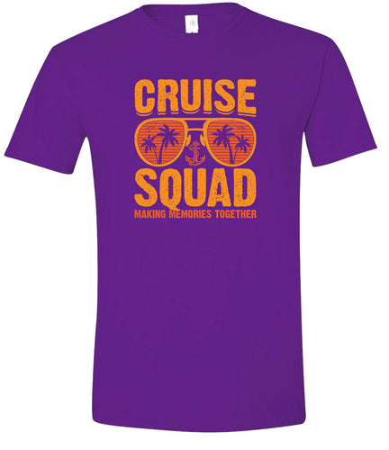 Cruise Squad Making Memories Adult Gildan Soft Shirt
