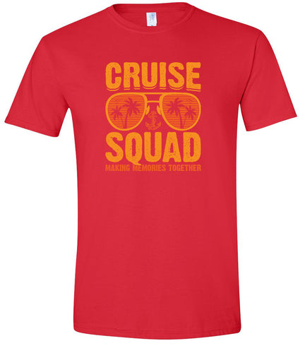 Cruise Squad Making Memories Adult Gildan Soft Shirt