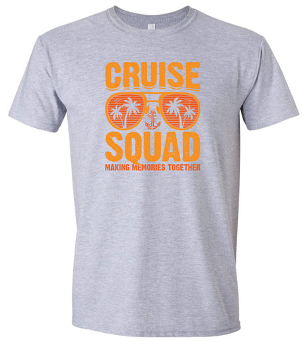 Cruise Squad Making Memories Adult Gildan Soft Shirt
