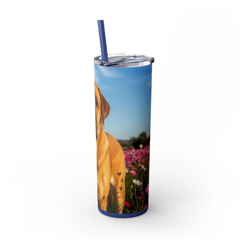 Skinny Tumbler with Straw – 20 oz Stainless Steel Cup