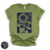 Sunflower Tee | Floral Nature Graphic T-Shirt