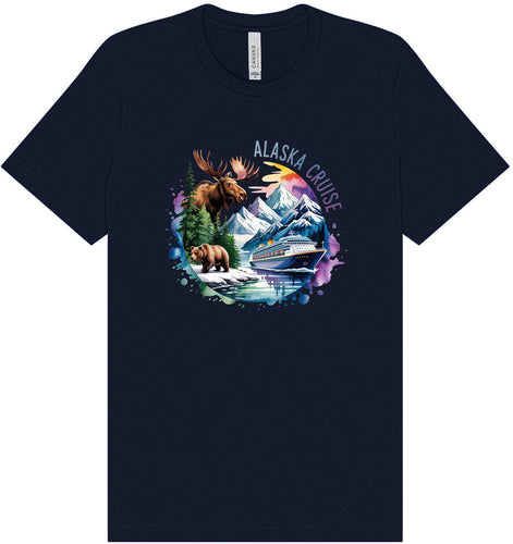 Alaska Cruise Adult Bella Canvas Shirt