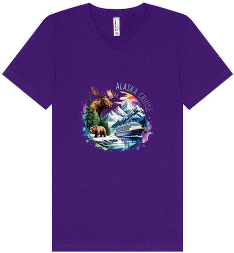 Alaska Cruise Unisex V-Neck Shirt