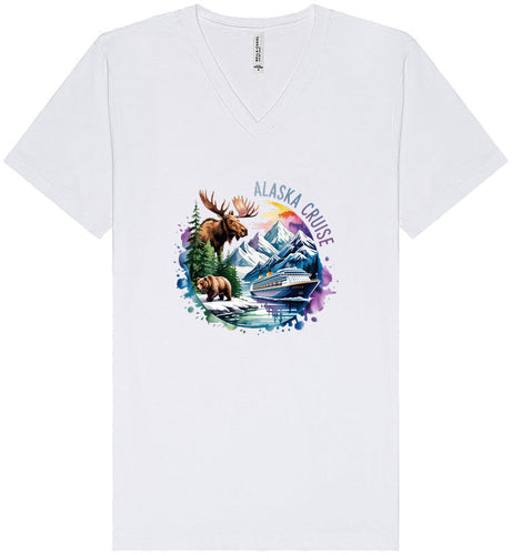Alaska Cruise Unisex V-Neck Shirt