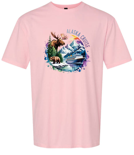 Alaska Cruise Adult Gildan Soft Shirt