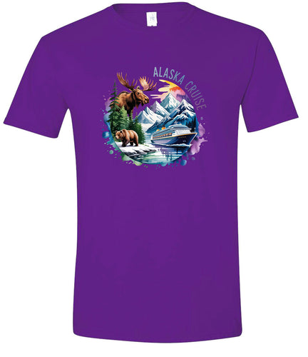 Alaska Cruise Adult Gildan Soft Shirt