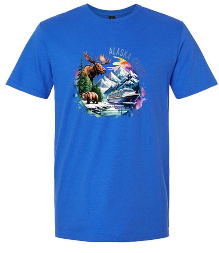 Alaska Cruise Adult Gildan Soft Shirt