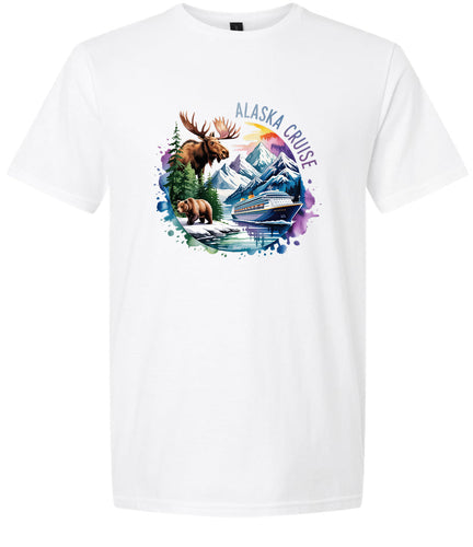 Alaska Cruise Adult Gildan Soft Shirt