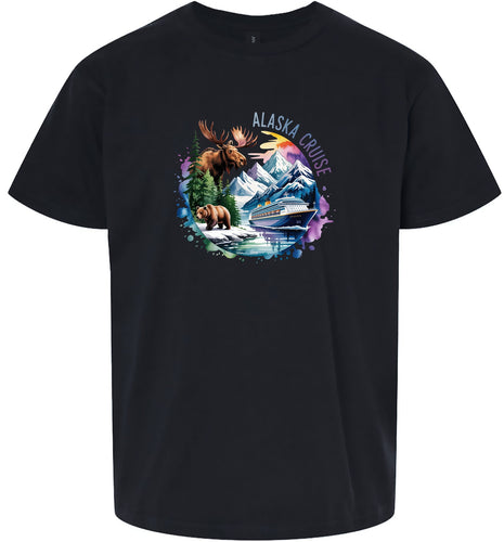 Alaska Cruise Children's Gildan Soft Shirt