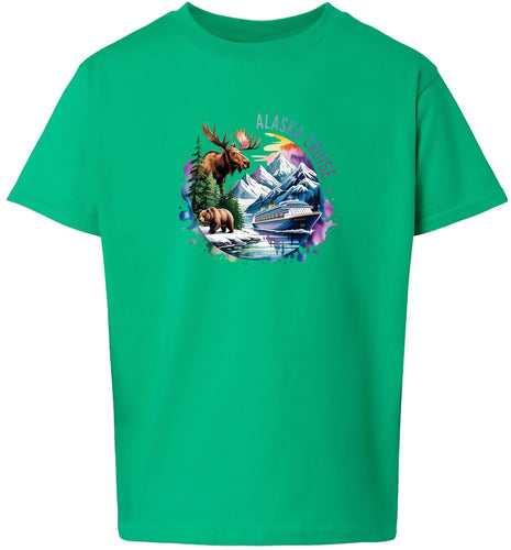 Alaska Cruise Children's Gildan Soft Shirt