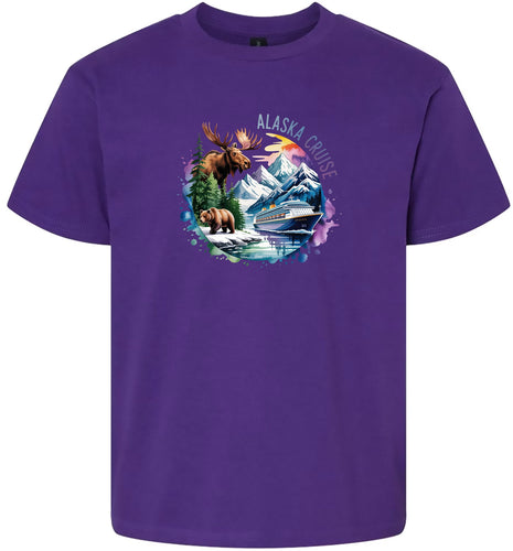 Alaska Cruise Children's Gildan Soft Shirt