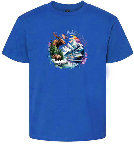 Alaska Cruise Children's Gildan Soft Shirt