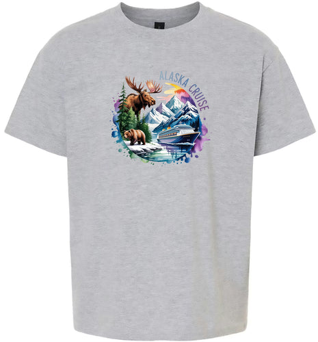 Alaska Cruise Children's Gildan Soft Shirt