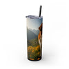 Skinny Tumbler with Straw – 20 oz Stainless Steel Cup