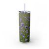 Skinny Tumbler with Straw – 20 oz Stainless Steel Cup