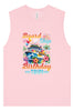Board the Ship Birthday Trip Muscle Tank