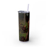 Skinny Tumbler with Straw – 20 oz Stainless Steel Cup