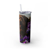 Skinny Tumbler with Straw – 20 oz Stainless Steel Cup