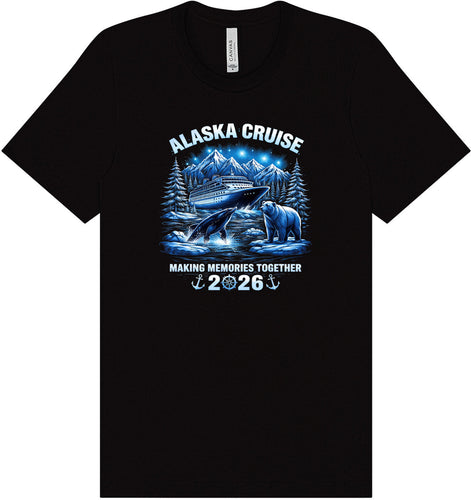 Alaska Cruise 2026 Adult Bella Canvas Shirt