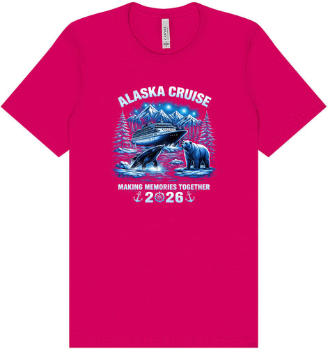 Alaska Cruise 2026 Adult Bella Canvas Shirt