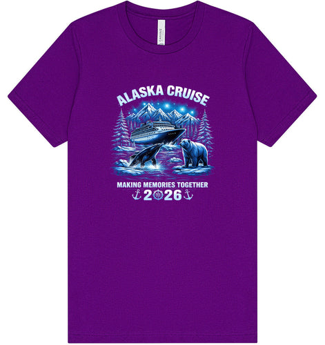 Alaska Cruise 2026 Adult Bella Canvas Shirt